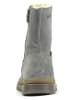 Richter Shoes Leder-Winterstiefel "Anna" in Grau