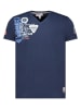 Geographical Norway Shirt "Jademora" donkerblauw