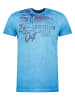 Geographical Norway Shirt "Jelegant" in Blau