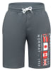 Geographical Norway Bermudy dresowe "Paurant" w kolorze antracytowym