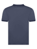 Geographical Norway Koszulka polo "Slub" w kolorze granatowym