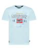 Geographical Norway Shirt "Juitre" in Hellblau