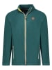 Geographical Norway Kurtka polarowa "Tugim" w kolorze ciemnozielonym