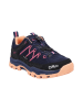 CMP Leder-Trekkingschuhe "Rigel" in Schwarz/ Pink/ Orange