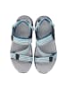 CMP Leder-Trekkingsandalen "Khalys" in Blau/ Hellblau/ Rosa
