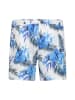 CMP Badeshorts in Weiß/ Hellblau