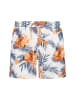 CMP Zwemshort wit/oranje/blauw