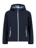 cmp Softshelljas donkerblauw/lichtblauw