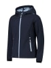 cmp Softshelljas donkerblauw/lichtblauw