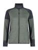 CMP Fleecejacke in Khaki/ Grau