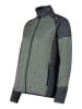 CMP Fleecejacke in Khaki/ Grau