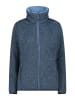 CMP Fleecejacke in Blau/ Schwarz