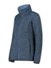 CMP Fleecejacke in Blau/ Schwarz