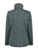 CMP Fleecejacke in Türkis/ Schwarz