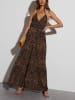 Milan Kiss Kleid in Hellbraun/ Schwarz