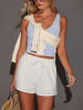 Milan Kiss Shorts in Creme