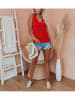 Milan Kiss Gebreide top rood