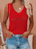 Milan Kiss Gebreide top rood