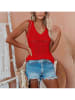 Milan Kiss Gebreide top rood