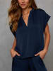 Milan Kiss Blouse donkerblauw