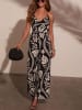 Milan Kiss Jumpsuit in Schwarz/ Creme