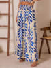 Milan Kiss Marlenebroek beige/blauw