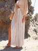 Milan Kiss Hose in Creme/ Hellbraun