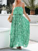 Milan Kiss Jurk groen/wit