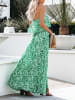 Milan Kiss Jurk groen/wit