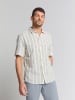 No Excess Hemd - Regular fit - in Creme/ Hellblau