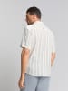 No Excess Hemd - Regular fit - in Creme/ Hellblau