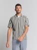 No Excess Hemd - Regular fit - in Creme/ Schwarz