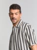 No Excess Hemd - Regular fit - in Creme/ Schwarz