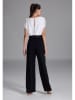 SWING Jumpsuit zwart/wit