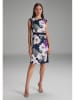SWING Kleid in Dunkelblau/ Lila