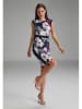SWING Kleid in Dunkelblau/ Lila