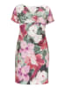 SWING Jurk groen/roze