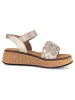 Gabor Leder-Keilsandaletten in Beige