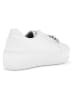 Gabor Leren sneakers wit/zilverkleurig