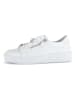 Gabor Leren sneakers wit/zilverkleurig