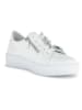 Gabor Leren sneakers wit/zilverkleurig