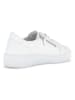 Gabor Leren sneakers wit/zilverkleurig