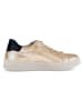 Gabor Leren sneakers goudkleurig/zwart