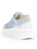 Gabor Leren sneakers lichtblauw/zilverkleurig/grijs