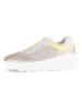 Gabor Leder-Sneakers in Beige/ Gelb