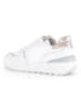Gabor Leder-Sneakers in Weiß/ Beige