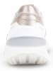 Gabor Leder-Sneakers in Weiß/ Beige