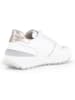 Gabor Leder-Sneakers in Weiß/ Beige