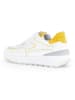 Gabor Leren sneakers wit/geel