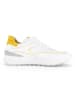 Gabor Leren sneakers wit/geel